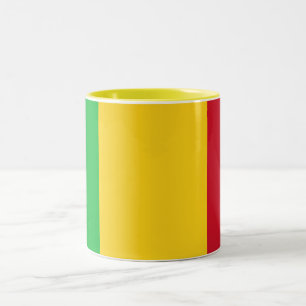 Mali Flag Two-Tone Coffee Mug