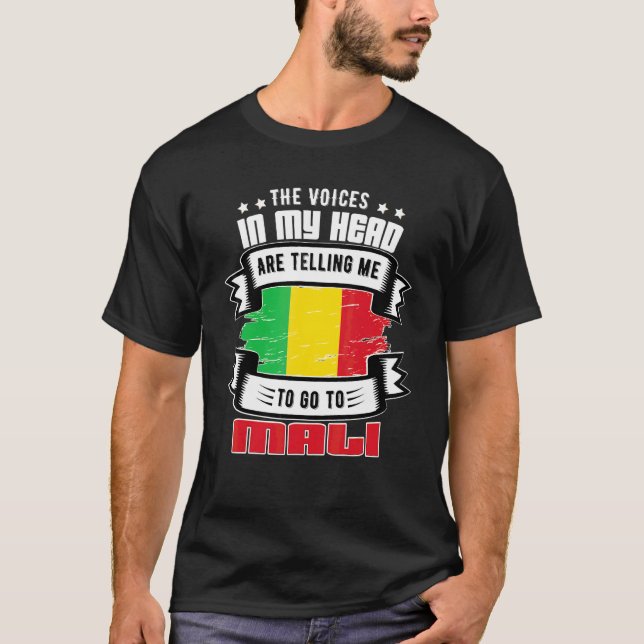 Mali In My Head T-Shirt (Front)