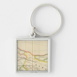 Mali Mauritania and Burkina, Africa Key Ring