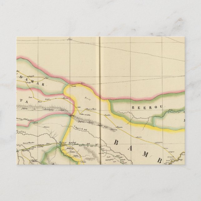 Mali Mauritania and Burkina, Africa Postcard (Front)