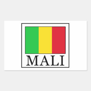 Mali Rectangular Sticker