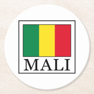 Mali Round Paper Coaster