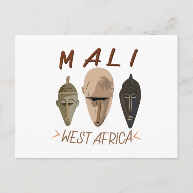Mali Wesr Africa Postcard (Front)