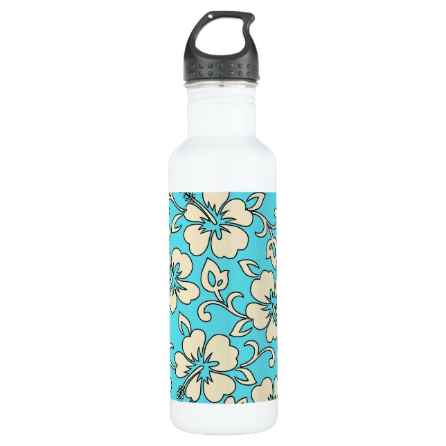 Malia Hibiscus Hawaiian 710 Ml Water Bottle (Front)