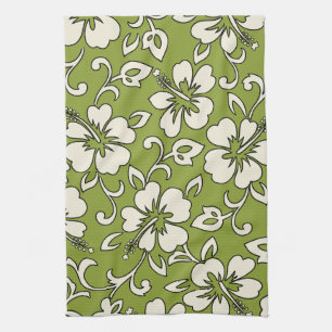 Malia Hibiscus Hawaiian Kitchen Towel