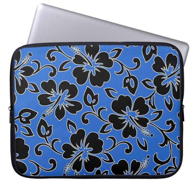 Malia Hibiscus Hawaiian Neoprene Wetsuit Laptop Sleeve (Front)