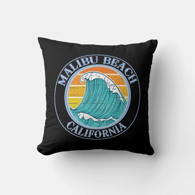 Malibu Beach California Cushion (Front)