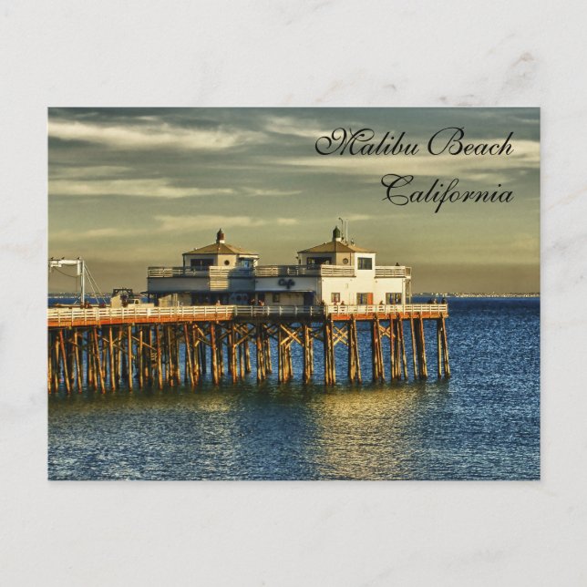Malibu Beach, California Postcard (Front)