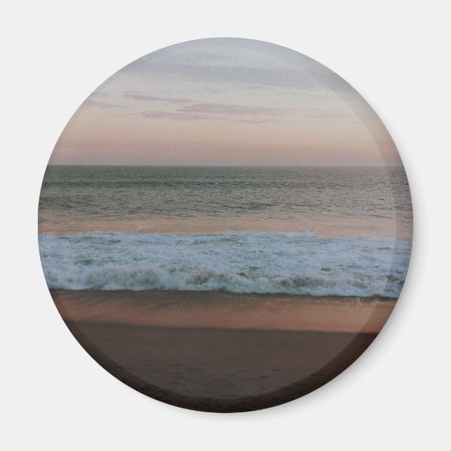 Malibu Beach Crashing Waves  Magnet (Front)