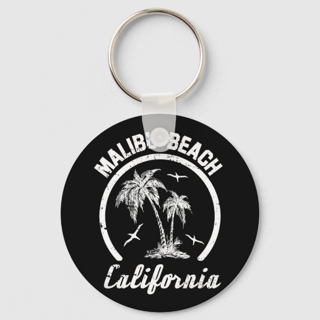 Malibu Beach Key Ring (Front)