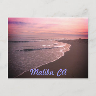 Malibu Beach Postcard