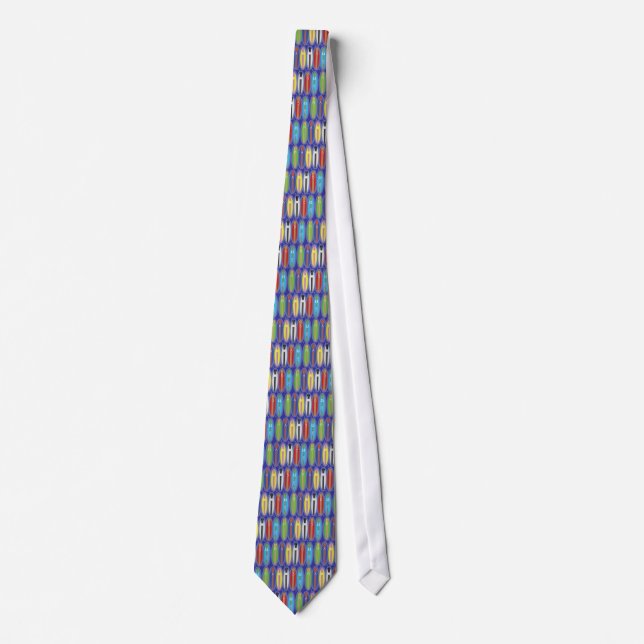 Malibu Beach Surfboards Tie (Front)