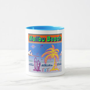 "Malibu Beach" Surfer Cup