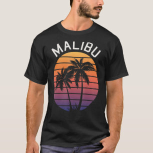 Malibu CA California Malibu Souvenir Malibu Retro  T-Shirt
