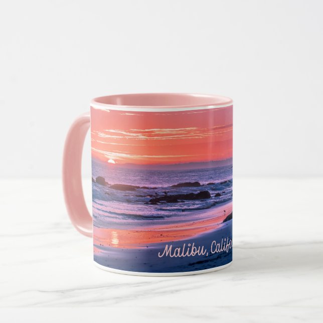 Malibu, CA picturesque photograph Mug (Front Left)