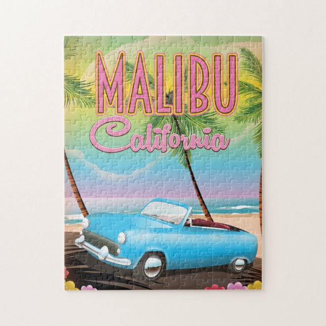 Malibu California Jigsaw Puzzle (Vertical)