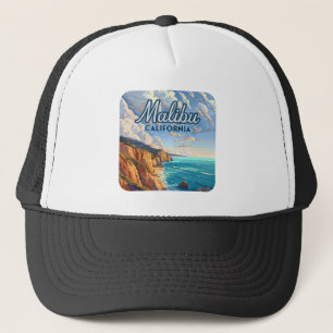 Malibu California Los Angeles El Matador Beach  Trucker Hat