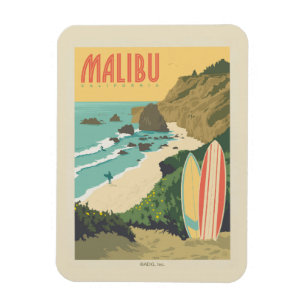 Malibu, California Magnet