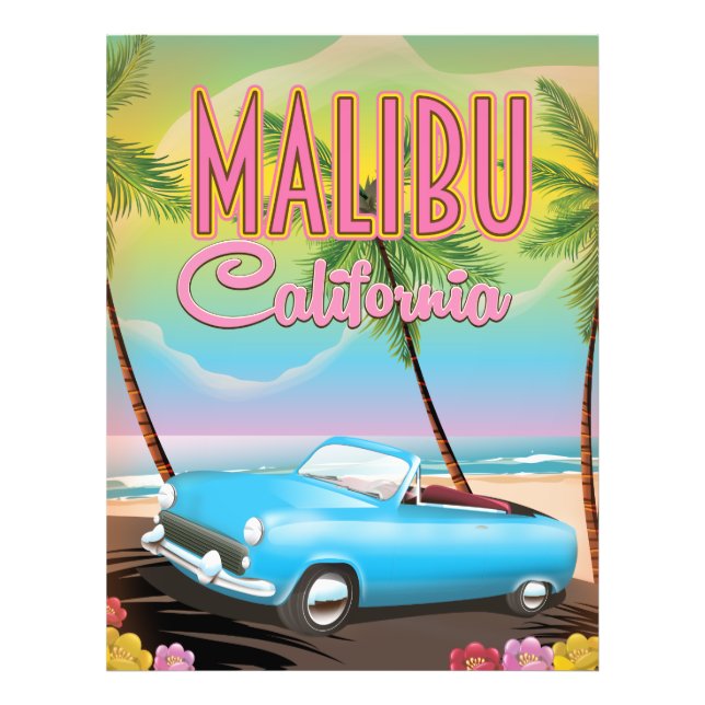 Malibu California Photo Print (Front)