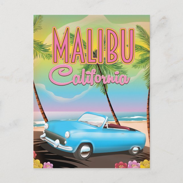 Malibu California Postcard (Front)
