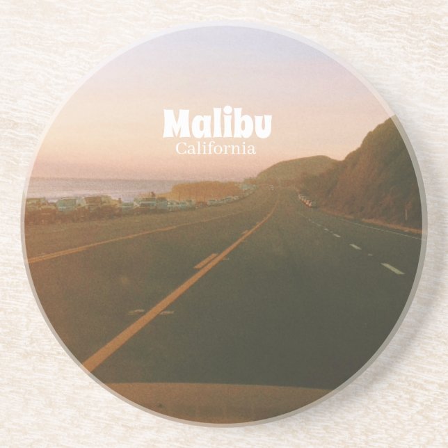 Malibu, California Road Trip  Coaster (Front)