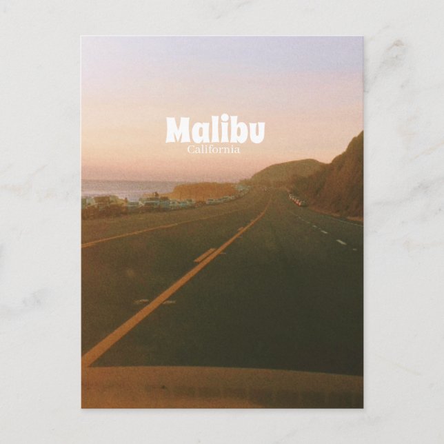 Malibu, California Road Trip  Postcard (Front)