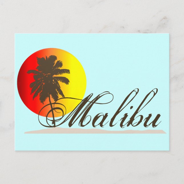 Malibu California Souvenir Postcard (Front)