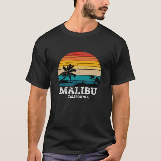 MALIBU CALIFORNIA T-Shirt (Front)