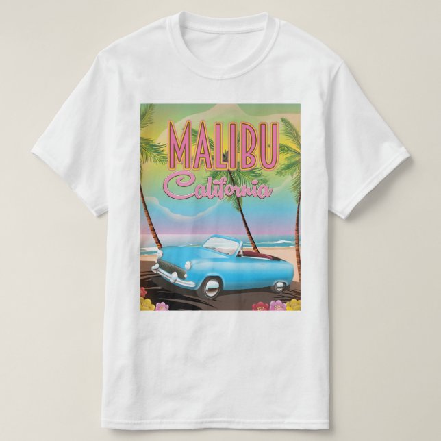 Malibu California T-Shirt (Design Front)