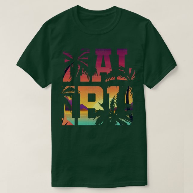 Malibu California T-Shirt (Design Front)