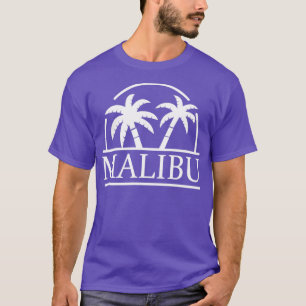 Malibu California USA Palm Trees T-Shirt