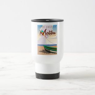 Malibu California Vintage Travel Poster Mug