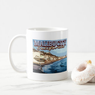 MALIBU CITY - LOS ANGELES CALIFORNIA COFFEE MUG