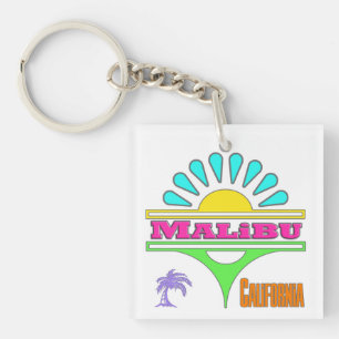 "Malibu Colourful 1" Keychain
