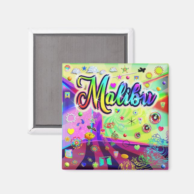 Malibu Cool Energy Magnet (Front/Back)