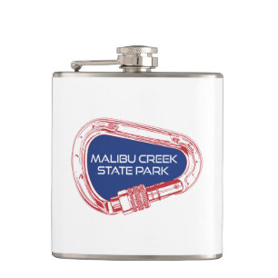 Malibu Creek State Park Rock Climbing Carabiner Hip Flask