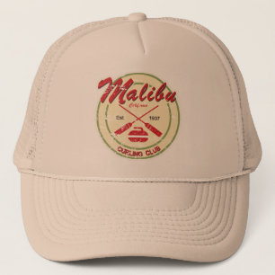 Malibu Curling Club distressed cap