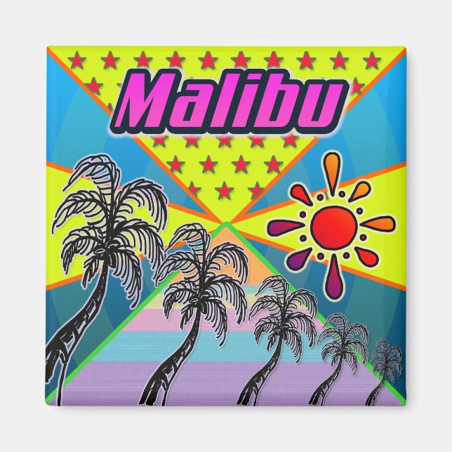 Malibu Freedom Magnet (Front)