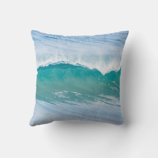 Malibu Gem Ocean Wave Cotton Pillow