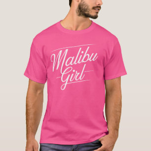 Malibu Girl California Retro Surf Vintage Beach So T-Shirt