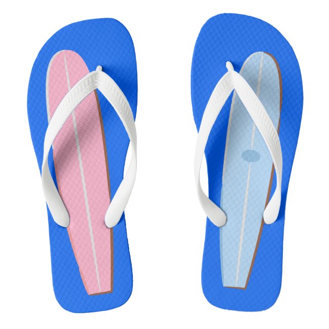 Malibu Long Board Flip Flops (Footbed)