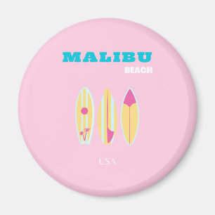 Malibu, Malibu Beach, Preppy, Preppy Girl, Pink Magnet