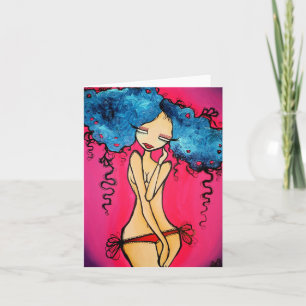 "Malibu" Note Card, Blank Inside Card