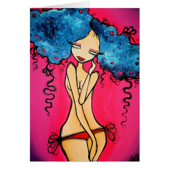"Malibu" Note Card, Blank Inside Card