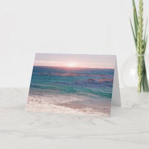 Malibu Ocean Dreams Colours of Sea Note Card