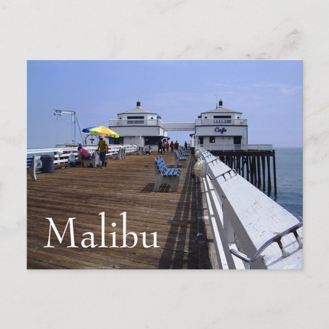 Malibu Pier, California Postcard (Front)