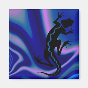 "Malibu Salamander" by Cheryl Daniels Magnet