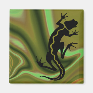 "Malibu Salamander" by Cheryl Daniels Magnet