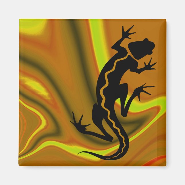 "Malibu Salamander" by Cheryl Daniels Magnet (Front)