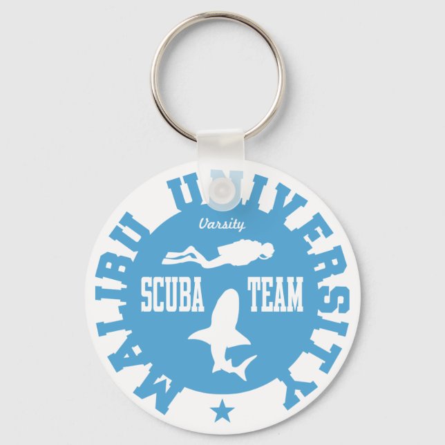Malibu Scuba Key Ring (Front)